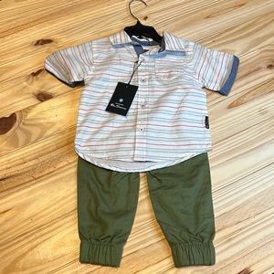 Boys 12 month Ben Sherman top and pants NWT